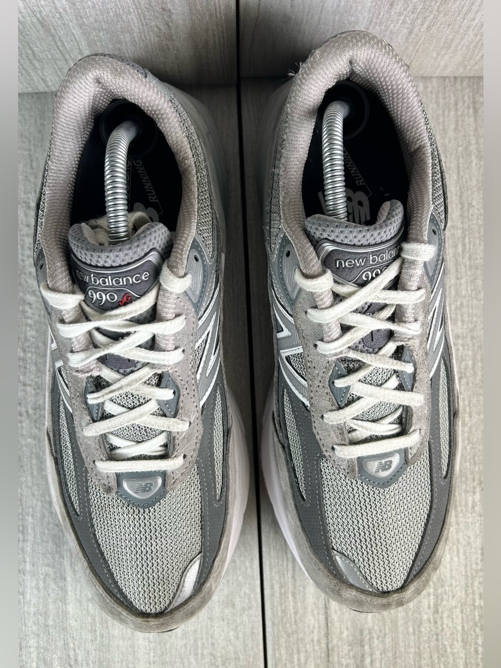 New Balance 990v6 Grey Athletic Sneaker Running Shoes Made In USA Womens Size 10 - Picture 7 of 11